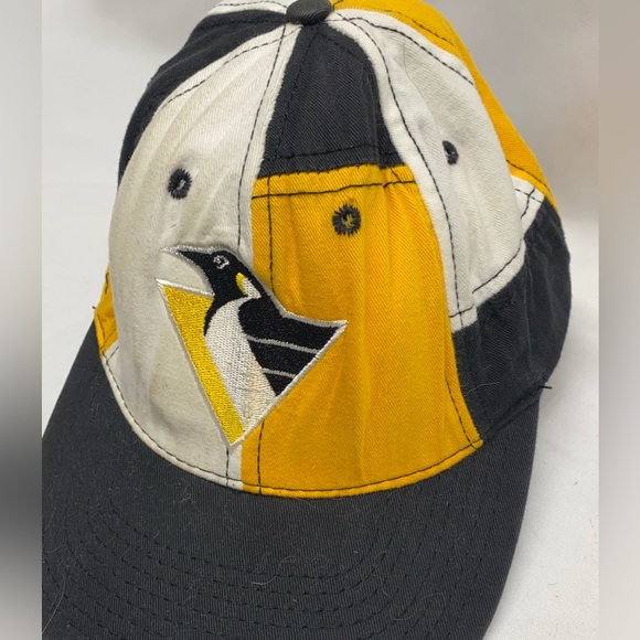 vintage pittsburgh penguins Baseball Hat Made In USA - Picture 1 of 5